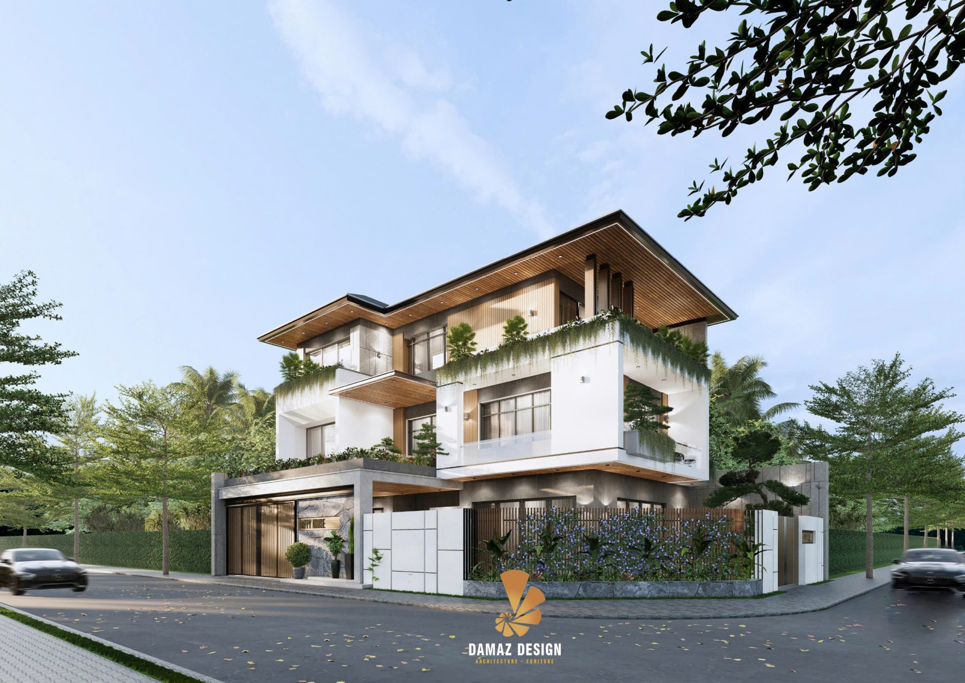 Mẫu nhà phố hiện đại