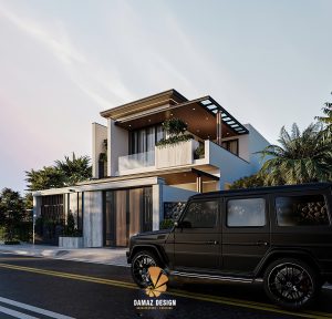 mẫu nhà phố hiện đại