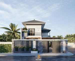 mẫu nhà phố hiện đại