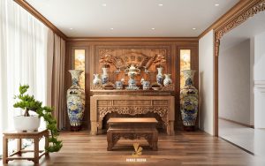 Mẫu phòng thờ nhà phố đẹp