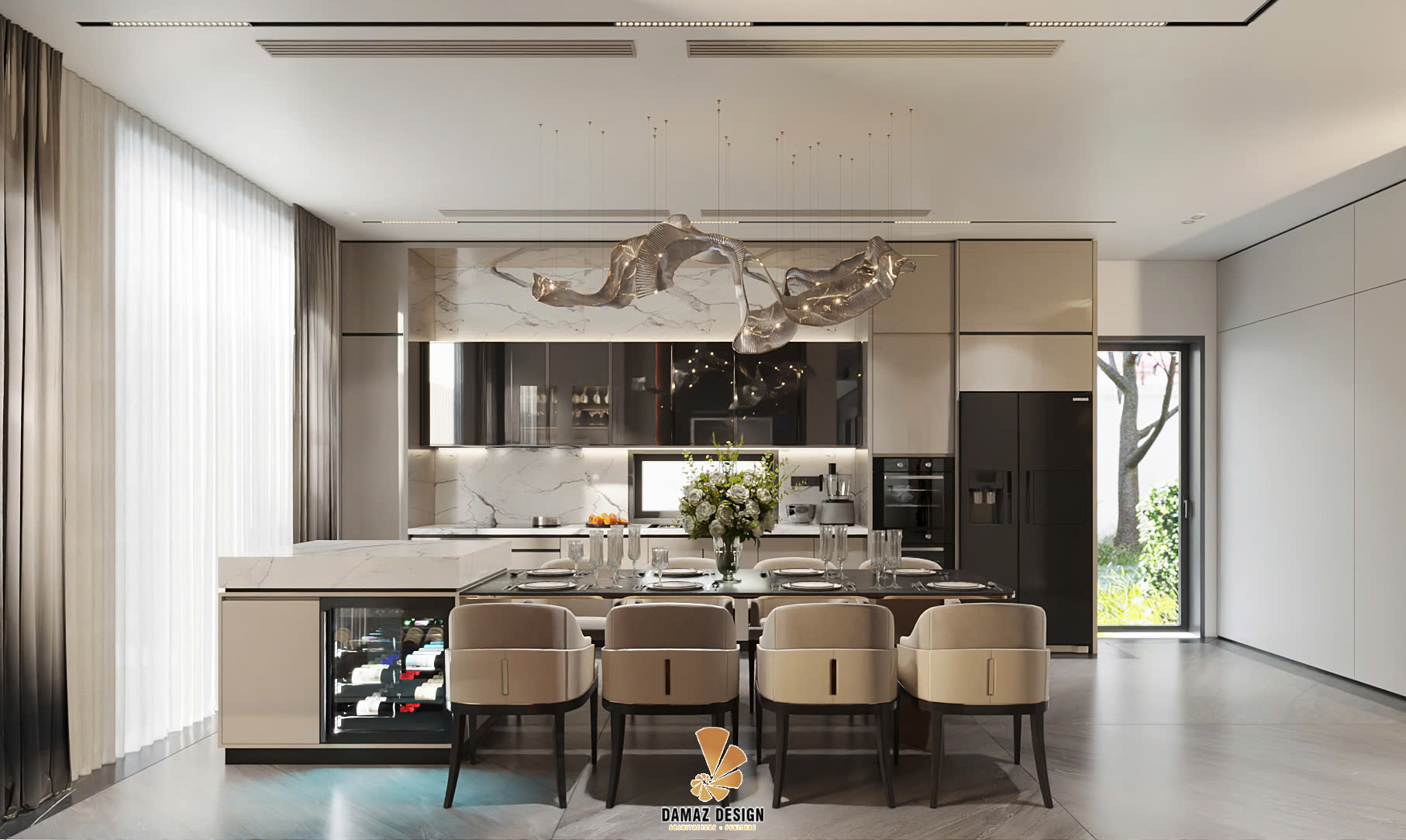thiết kế nội thất villa