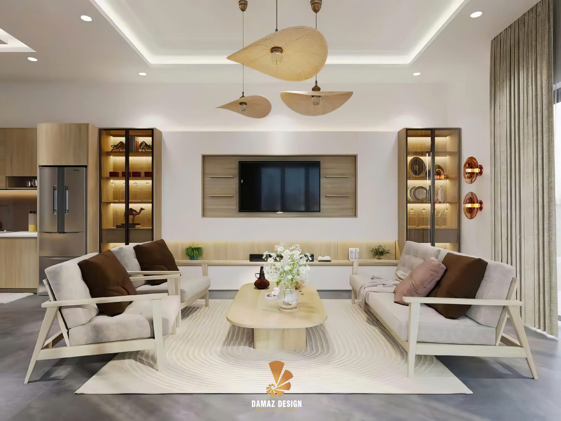 thiết kế phòng khách