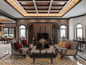 nội thất phong cách indochine