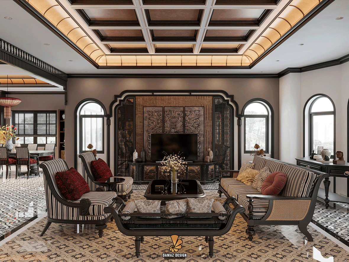 nội thất phong cách indochine