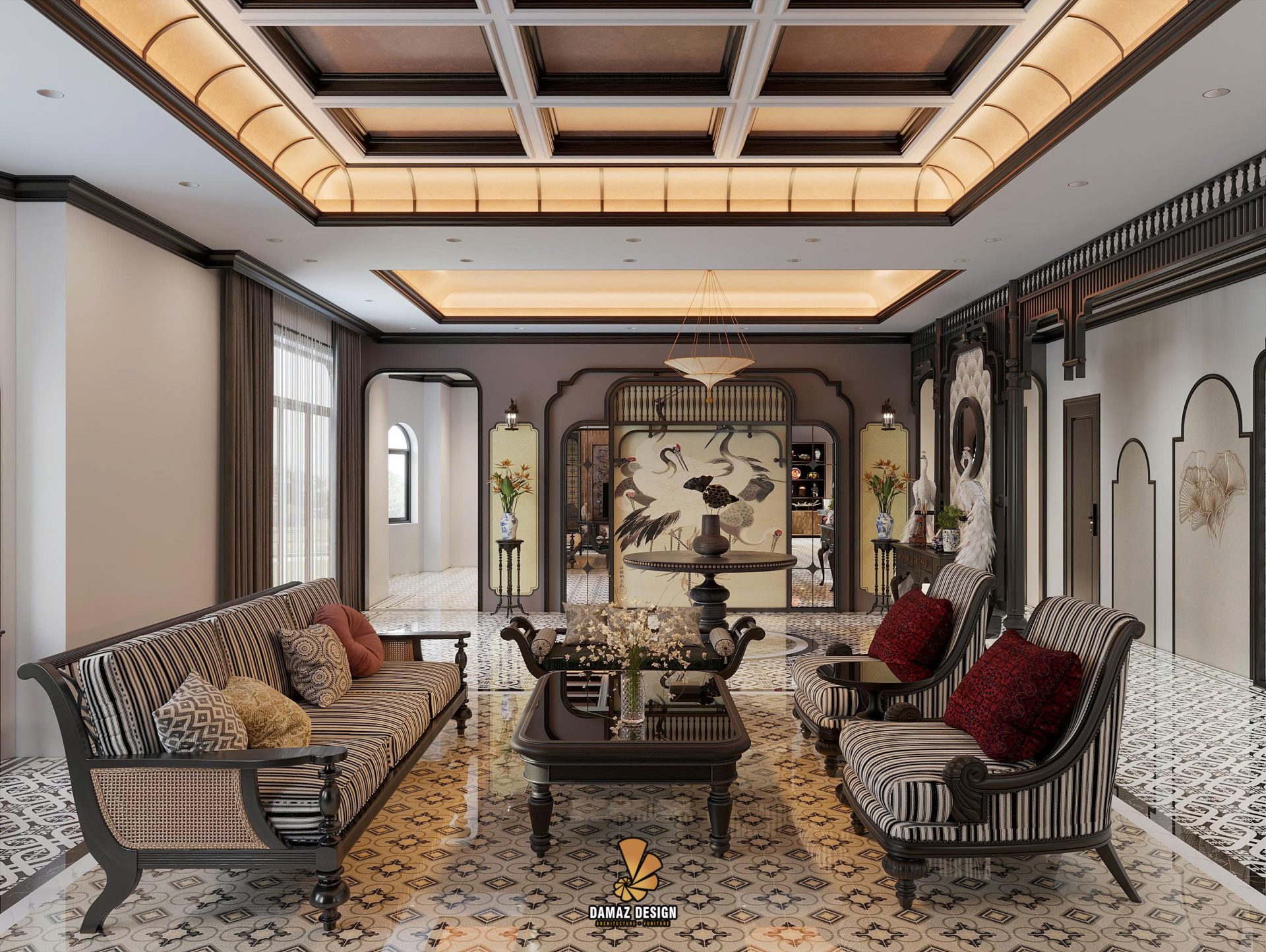Phong cách thiết kế nội thất Indochine