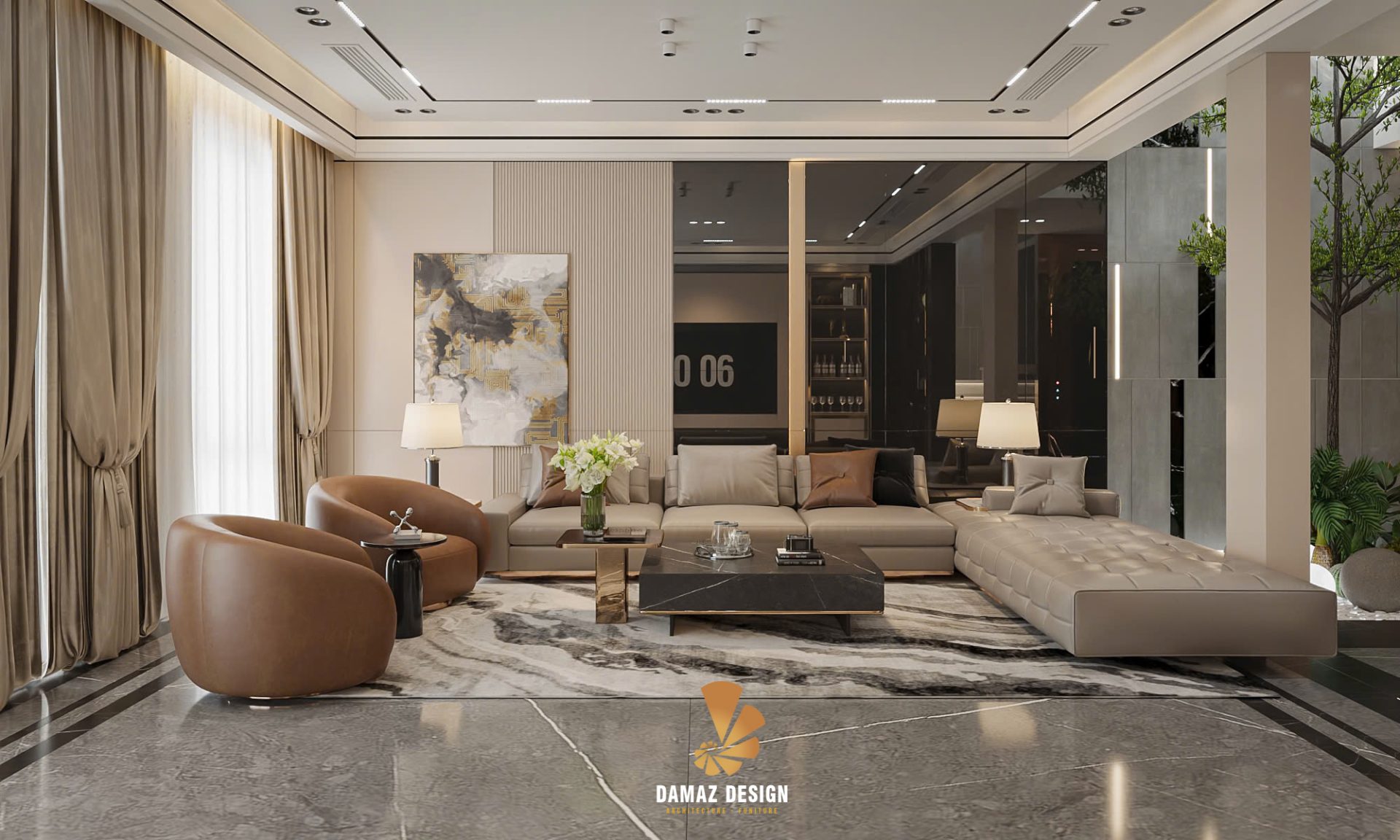 bố trí công năng nhà 2 tầng tối ưu diện tích và ánh sáng tự nhiên