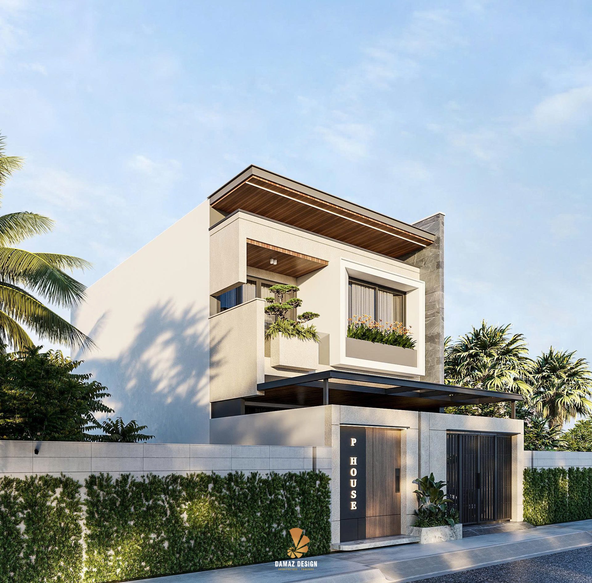 Mẫu nhà phố 2 tầng đẹp tại Nghệ An